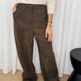 BF - CALÇAS PELE PÊSSEGO CASTANHAS