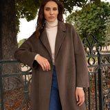 SOBRETUDO CASTANHO HANDMADE