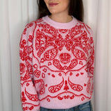 CAMISOLA MALHA CORNOCÓPIAS VERMELHO