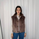 COLETE CASTANHO REVERSÍVEL