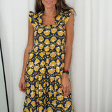 VESTIDO AZUL MARINHO CONCHAS