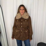 CASACO NOBUCK GOLA PELO