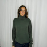 CAMISOLA GOLA ALTA VERDE SECO