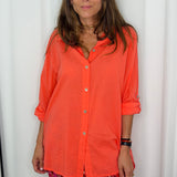 CAMISA ALGODÃO CORAL