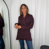 CAMISA TRESPASSE BORDEAUX