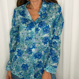 CAMISA FLORES AZUL