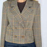 BLAZER CURTO PIED POULE