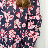 CAMISA AZUL MARINHO ESTAMPADA