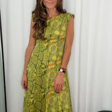 VESTIDO ESTAMPADO VERDE