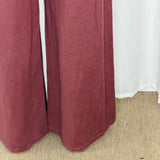 CONJUNTO TOP E CALÇAS LINHO ROSA VELHO
