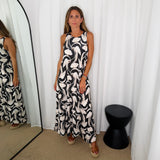 VESTIDO MALHA SEDA PÁSSAROS