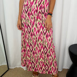 CONJUNTO TOP E SAIA IKAT
