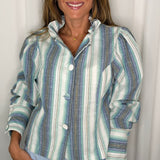 CAMISA / CASACO RISCAS AZUIS