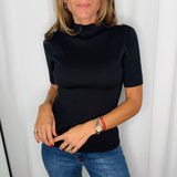 T-SHIRT MALHA PRETO