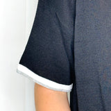 T-SHIRT MALHA ALGODÃO PRETA