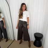 CALÇAS CULOTTE ECOPELE CASTANHAS