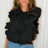 TOP FOLHOS PRETO
