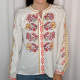 CAMISA CRU COM BORDADOS