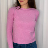 CAMISOLA MALHA DECOTE REDONDO ROSA