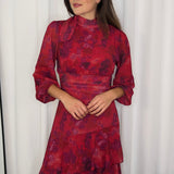 VESTIDO FLORES CORAL