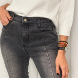 JEANS BOCA SINO CINZA