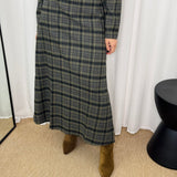 VESTIDO FAZENDA ESCOCÊS VERDE