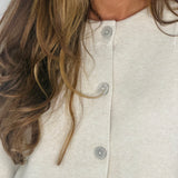 CARDIGAN MALHA CRU