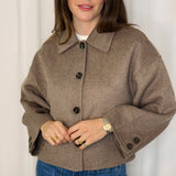 CASACO FAZENDA TAUPE