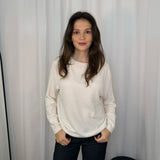 CAMISOLA MALHA DECOTE REDONDO BRANCA