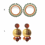 BRINCOS AÇO INOXIDÁVEL E PEDRAS NATURAIS