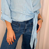 TOP LINHO AZUL TRESPASSE