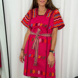KAFTAN FUCSIA COM BORDADOS
