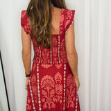 CONJUNTO TOP E SAIA ROSA VELHO