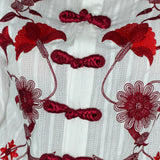 CAMISA BORDADOS VERMELHOS