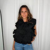 TOP FOLHOS PRETO