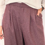 CALÇAS FAZENDA MESCLADA BORDEAUX