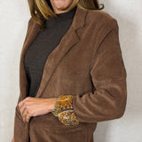 BLAZER BOMBAZINE CAMEL