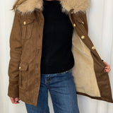 CASACO NOBUCK GOLA PELO