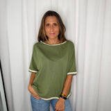 T-SHIRT MALHA ALGODÃO VERDE
