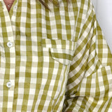 CAMISA OVERSIZED VICHY VERDE