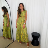 VESTIDO ESTAMPADO VERDE