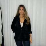 BLAZER VELUDO PRETO