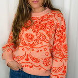 CAMISOLA MALHA CORNOCÓPIAS LARANJA