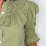 CAMISA GOLA FAVOS MANGA CURTA VERDE