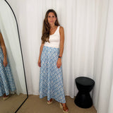 SAIA MIDI AZUL CLARA