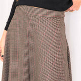 SAIA MIDI PIED POULE BORDEAUX