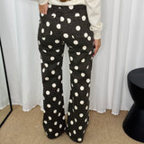 BF - CALÇAS CASTANHAS COM BOLAS