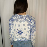 CAMISOLA BANDANAS AZUL