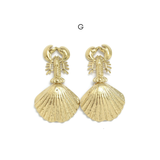 BRINCOS AÇO INOXIDÁVEL E PEDRAS NATURAIS