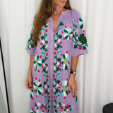 VESTIDO CAMISEIRO BORDADOS